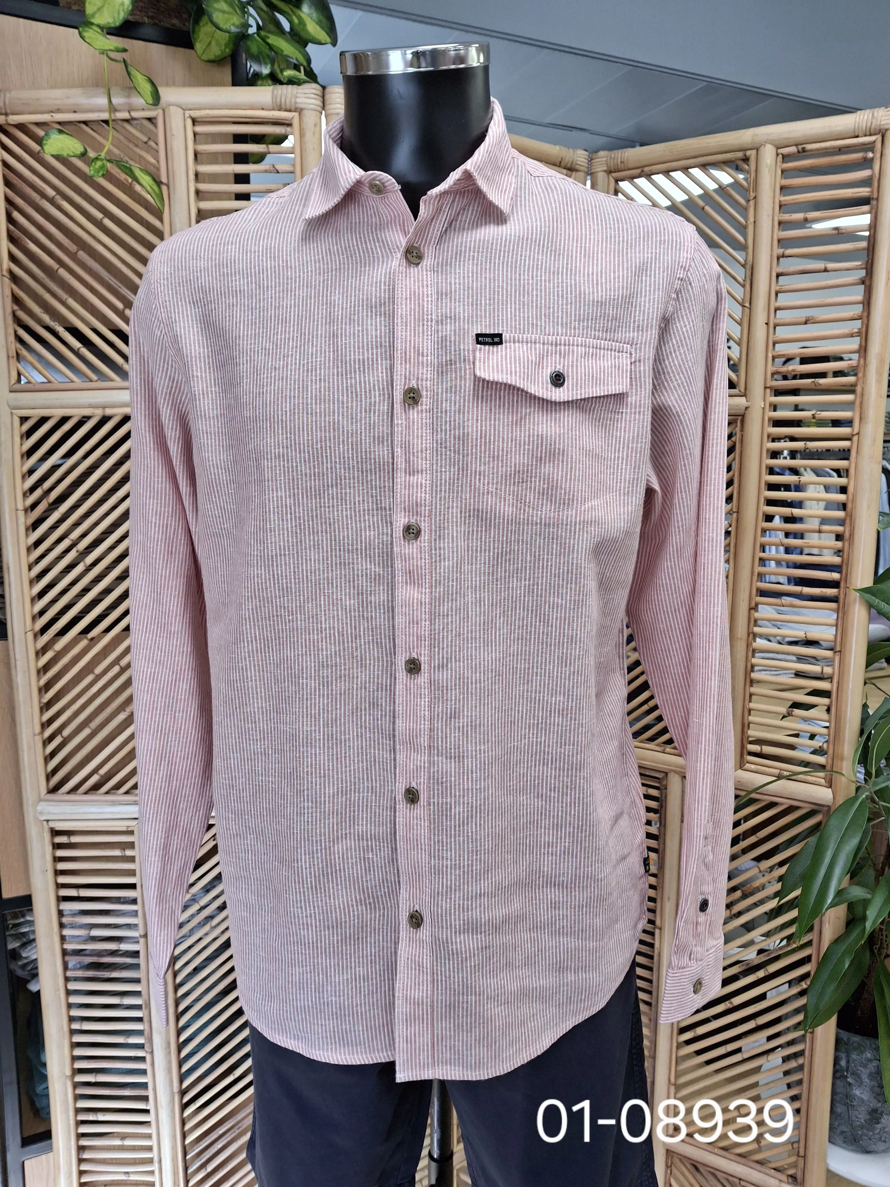 SIL401 rayé Chemise